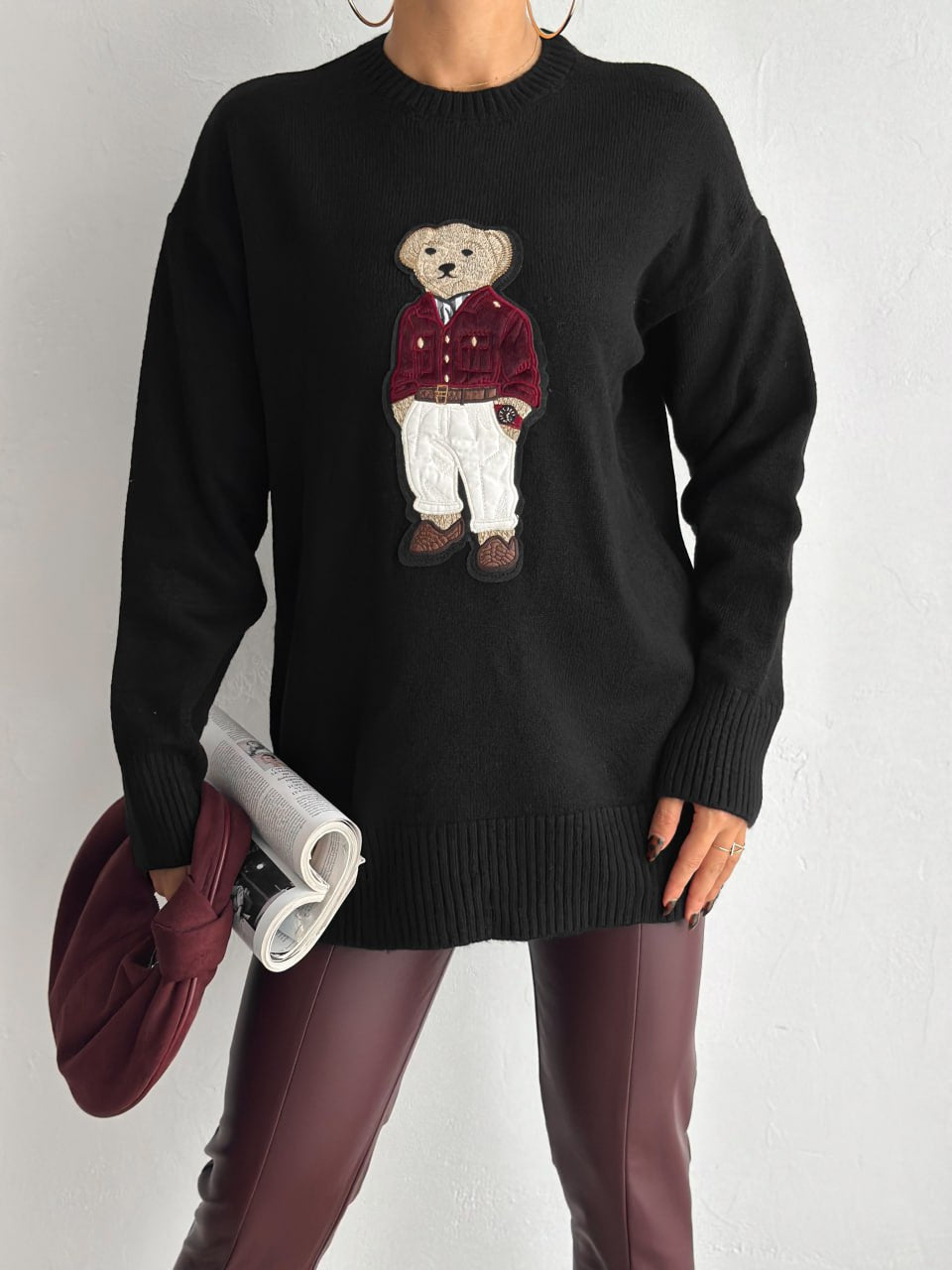 Siyah Teddy Kazak