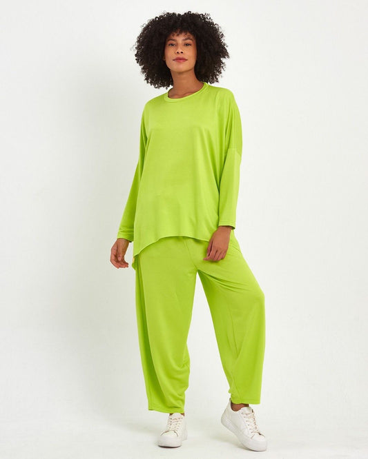 Fıstık Retro Şalvar Takım