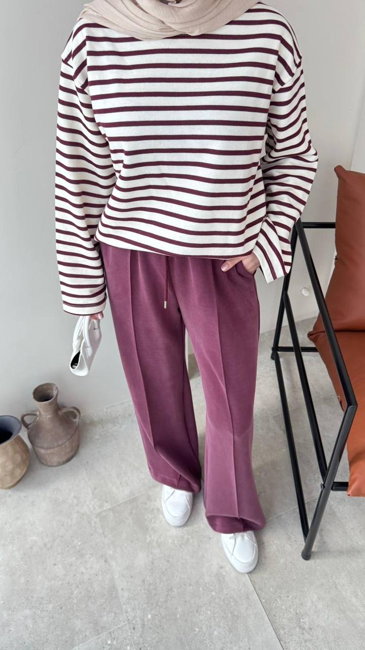 Oysho Modal Kumaş Eşofman Altı - Bordo