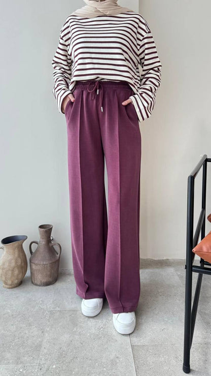 Oysho Modal Kumaş Eşofman Altı - Bordo