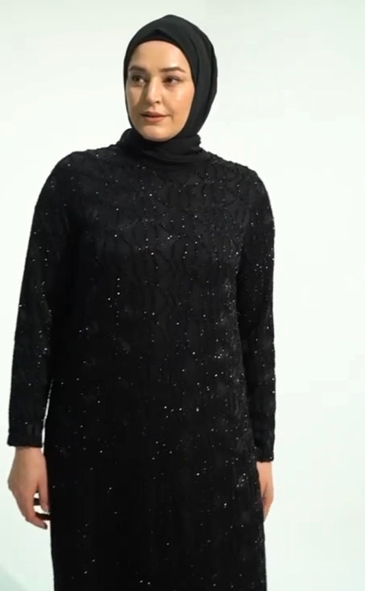 Grace Büyük Beden Tesettür Abiye
