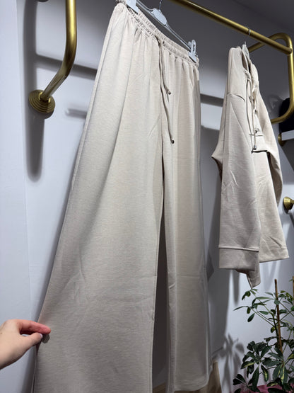 Bağcık Detaylı Sweatshirt Pantolon Takım