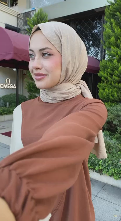 Deri Detaylı Spor Şık Tunik – Siyah