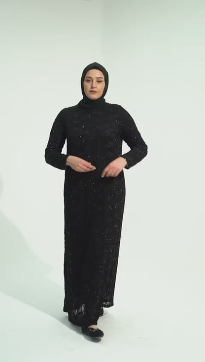 Grace Büyük Beden Tesettür Abiye